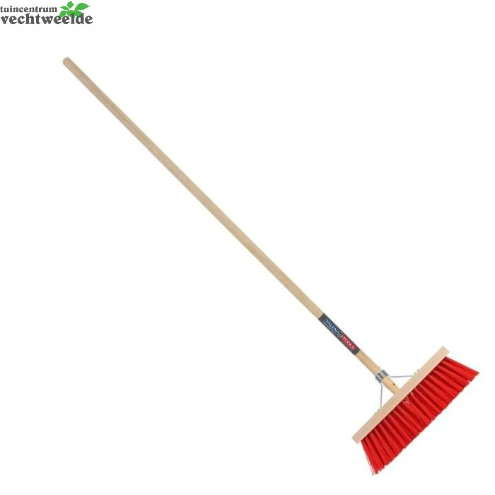 Talen Tools Bezem B35cm Rood+steel H1.4m 3 Talen Tools Bezem B35cm Rood+steel H1.4m