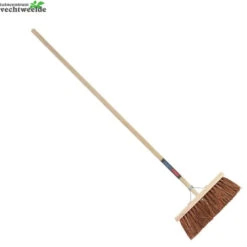 Talen Tools Bezem B37cm Bruin+steel H1,4m