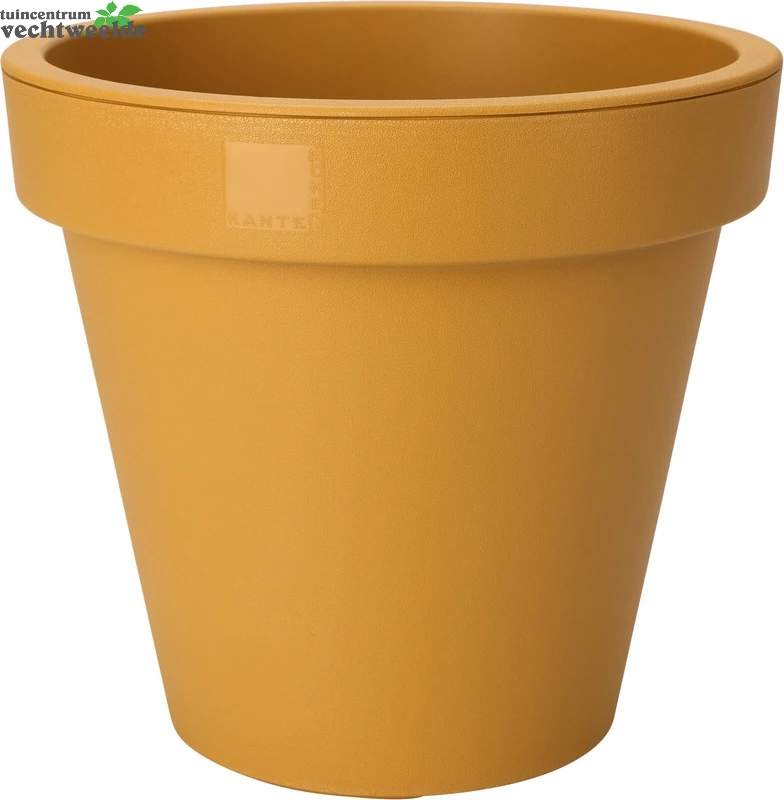 BLOEMPOT EK ROND 50CM OKER 3 BLOEMPOT EK ROND 50CM OKER