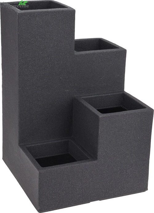 BLOEMPOT SPIRAALTRAP 40X40X60C 3 BLOEMPOT SPIRAALTRAP 40X40X60C