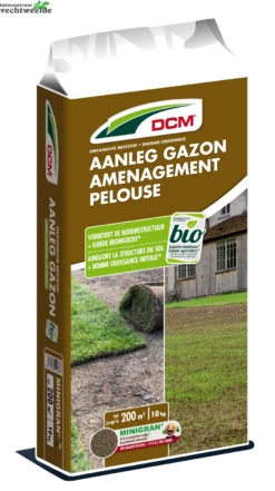 DCM Organische Meststof Aanleg Gazon 10 Kg