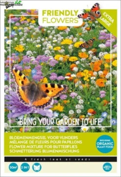Friendly Flowers Xl Vlinders 50m2