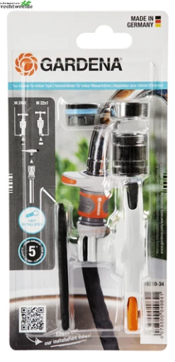 Gardena Kraanverbindingsstuk Binnenshuis -Tuinplanten Benodigdheden kraanverbindingsstuk binnenshuis 257x530 62095c9e9e9de l