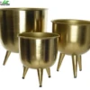 Decoris Planter Ijzer D26h31cm Goud -Tuinplanten Benodigdheden planter ijzer d26h31cm goud 800x639 634845f86d42c l