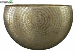 Planter Nynke L39b18h26cm Goud