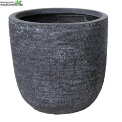 Pot Egg Utah D45h43cm Grafiet