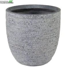 Pot Egg Utah Dia39 H38 CM Grijs