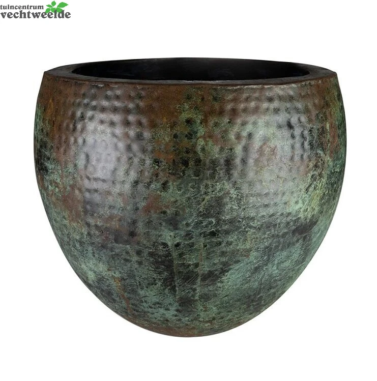 Pot Fabien Mystic Green D54h42cm 3 Pot Fabien Mystic Green D54h42cm