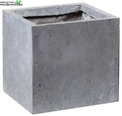Pot Kubus Clay Fibre B34 - H30 Cm Authentiek Grijs -Tuinplanten Benodigdheden pot kubus clay fibre b34 h30 cm authentiek grijs 280x268 62093f9aaa9ec l