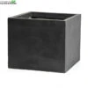 Pot Kubus Clay Fibre B34 - H30 Cm Zwart -Tuinplanten Benodigdheden pot kubus clay fibre b34 h30 cm zwart 650x650 6206e0ac073d0 l
