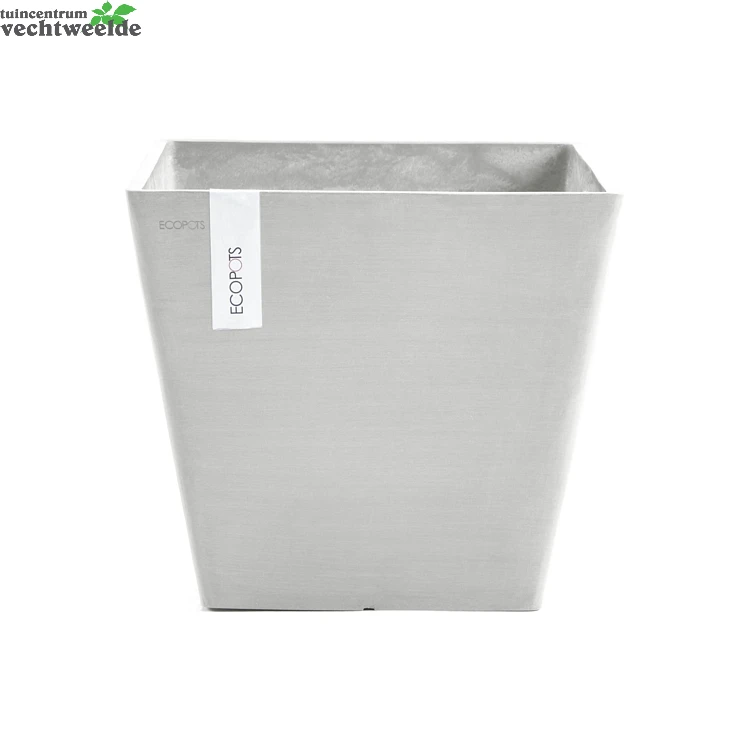 Pot Rotterdam Witgrijs L30b30h27cm 3 Pot Rotterdam Witgrijs L30b30h27cm