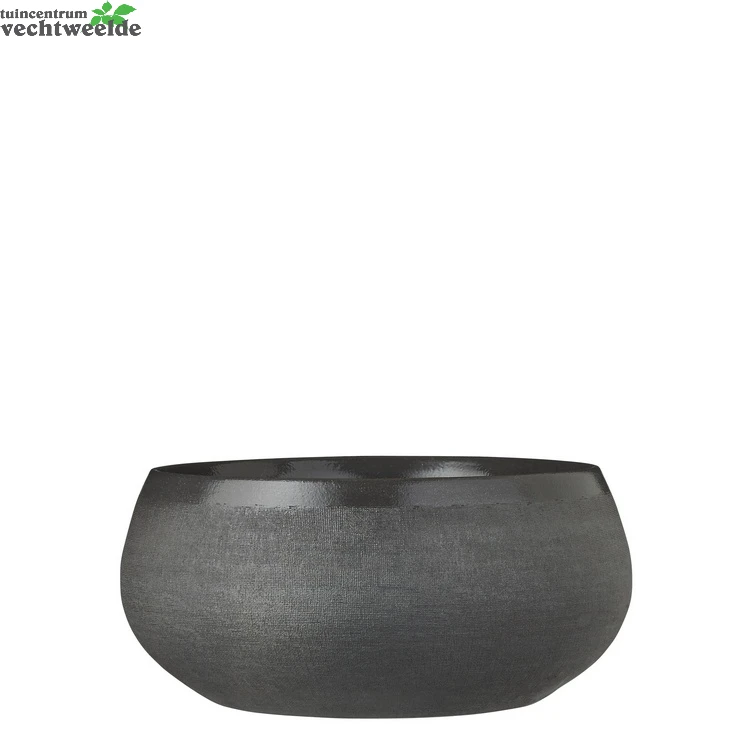 Schaal Douro D26h12cm Donkergrijs - Mica 3 Schaal Douro D26h12cm Donkergrijs - Mica