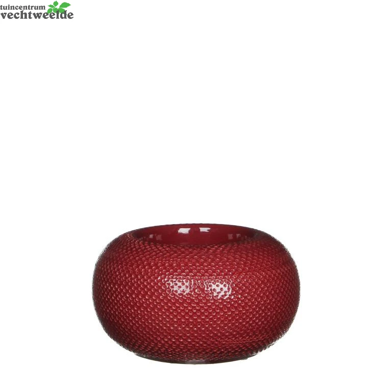 Schaal Gabriel D23h13cm Bordeaux - Mica 3 Schaal Gabriel D23h13cm Bordeaux - Mica