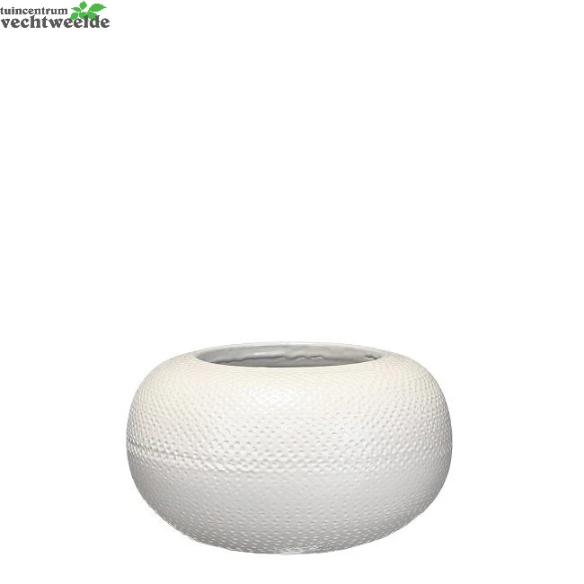 Schaal Gabriel D23h13cm Wit - Mica 3 Schaal Gabriel D23h13cm Wit - Mica