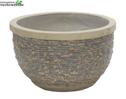 Schaal Jambi D36 - H22cm Grijs