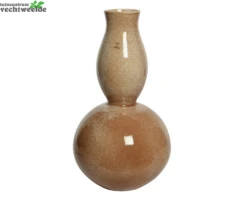 Decoris Vaas Aardewerk D24.5h45cm Kaneel