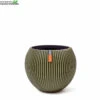 Vaas Bol Groove D30h25cm Groen 1 Vaas Bol Groove D30h25cm Groen -Tuinplanten Benodigdheden vaas bol groove d30h25cm groen 750x750 6378ff0aaac35 l