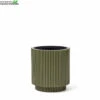 Vaas Cilinder Groove D15h17cm Groen -Tuinplanten Benodigdheden vaas cilinder groove d15h17cm groen 750x750 62a4afa2bb63f l